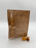 Intentionskerze – Ringelblume · Vitalität & Lebensfreude