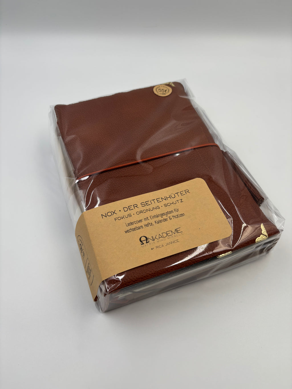NOX · der Seitenhüter · Ledereinband für wechselbare Inhalte- Fokus, Ordnung & Schutz