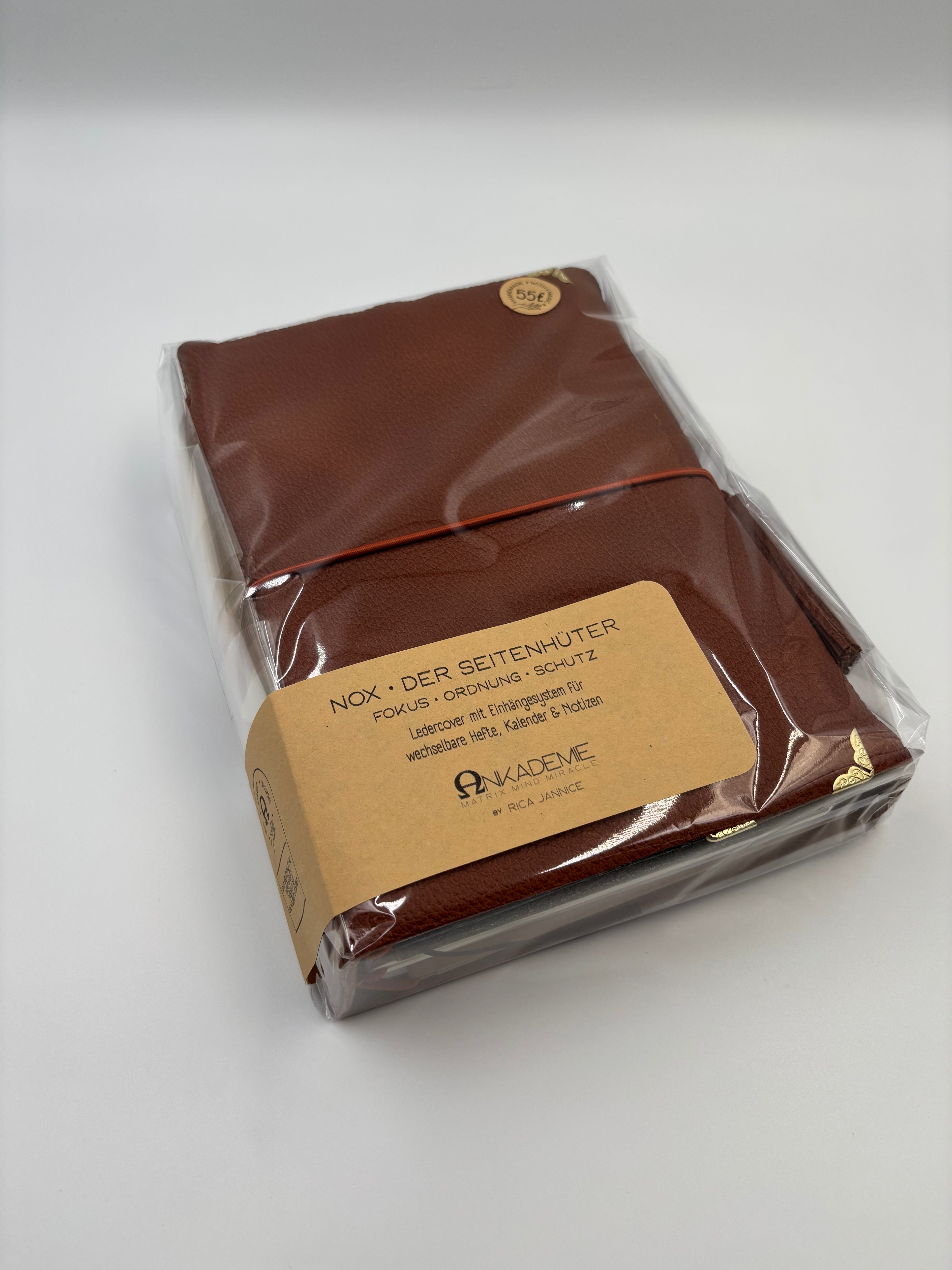 NOX · der Seitenhüter · Ledereinband für wechselbare Inhalte- Fokus, Ordnung & Schutz