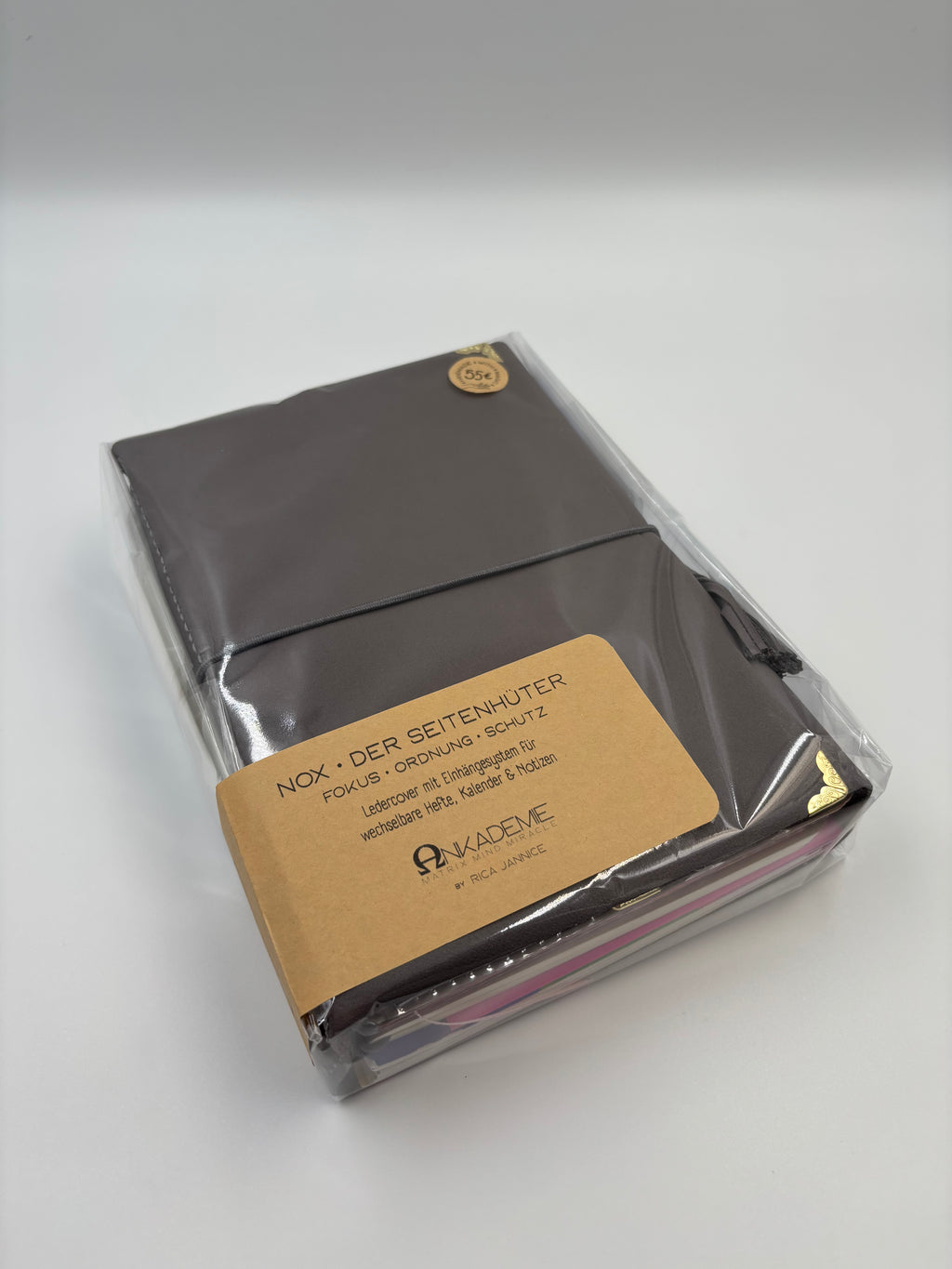 NOX · der Seitenhüter · Ledereinband für wechselbare Inhalte- Fokus, Ordnung & Schutz