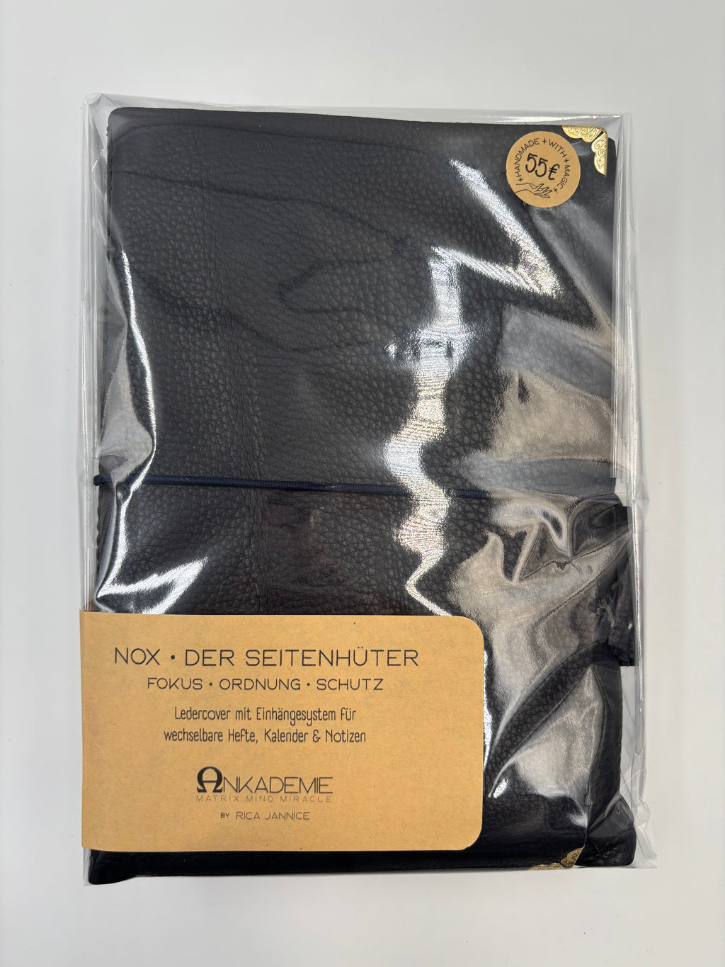 NOX · der Seitenhüter · Ledereinband für wechselbare Inhalte- Fokus, Ordnung & Schutz