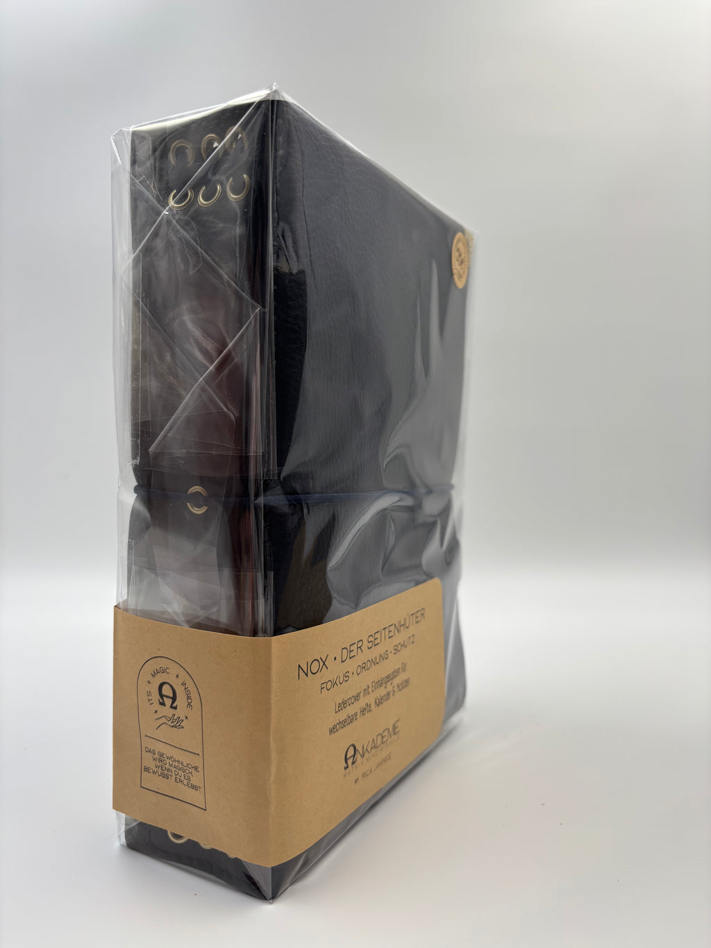 NOX · der Seitenhüter · Ledereinband für wechselbare Inhalte- Fokus, Ordnung & Schutz