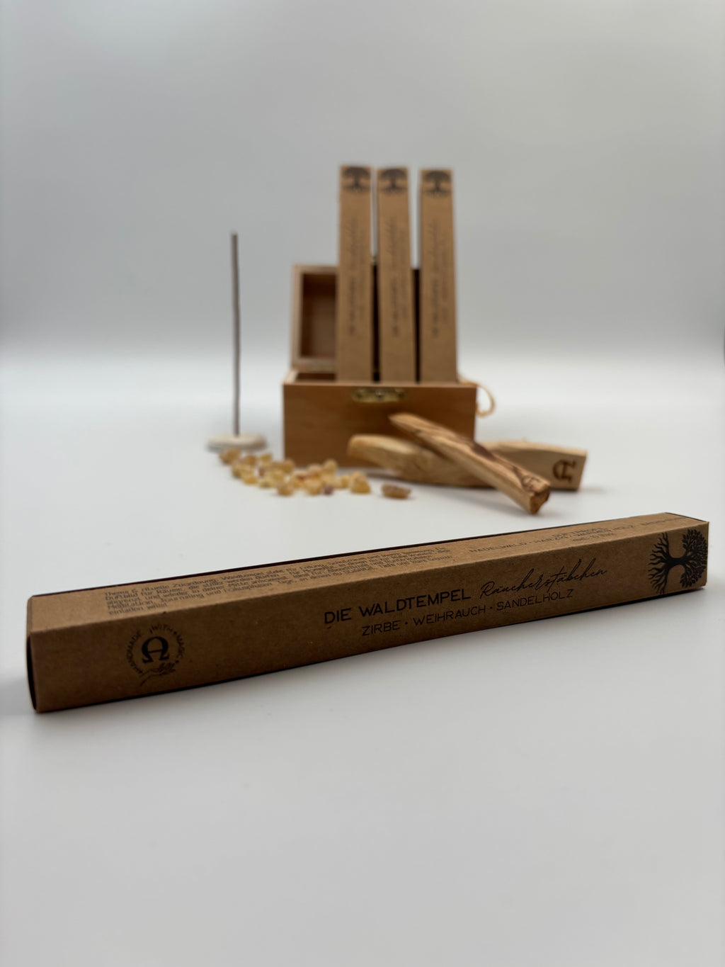 Räucherstäbchen – Waldtempel · Erdung, Schutzraum & Sammlung | 10 Stück