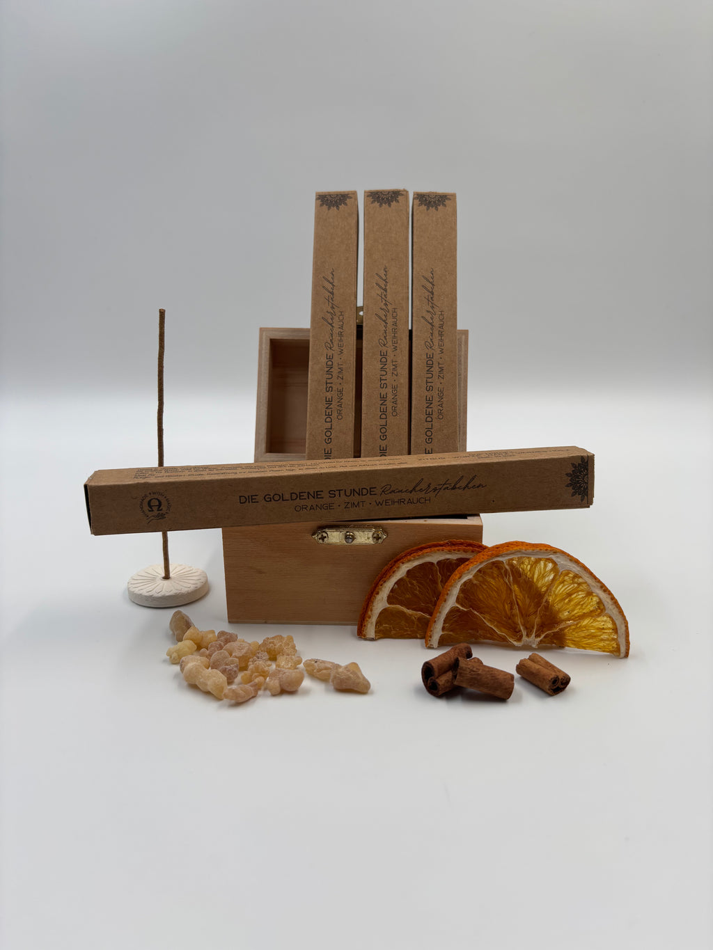 Räucherstäbchen – Die Goldene Stunde · Ankommen, Zuversicht & Licht | 10 Stück
