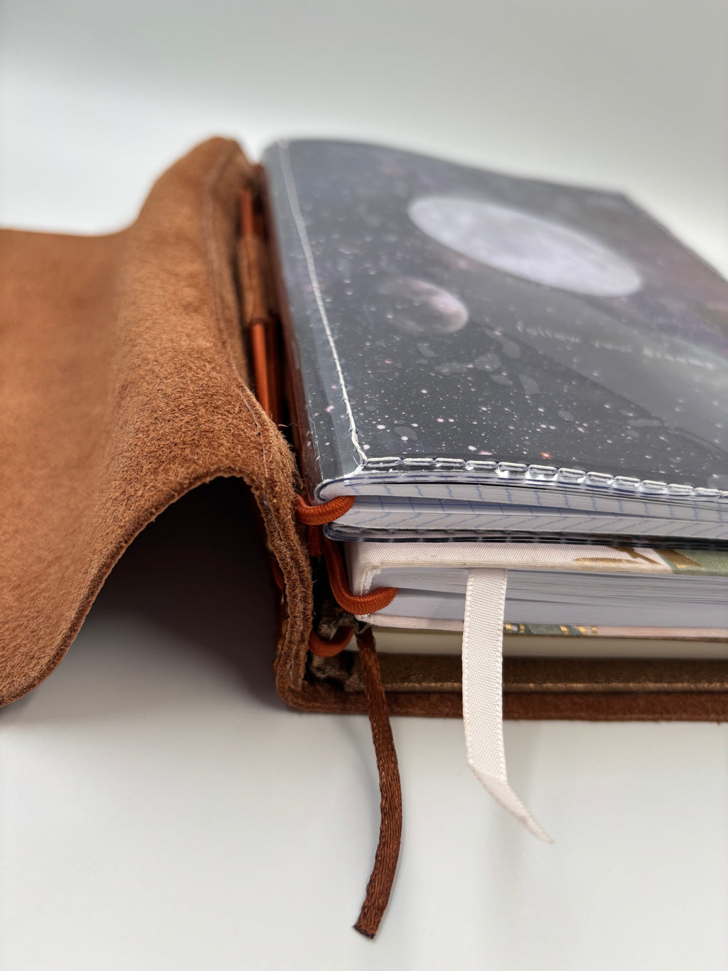 NOX · der Seitenhüter · Ledereinband für wechselbare Inhalte- Fokus, Ordnung & Schutz