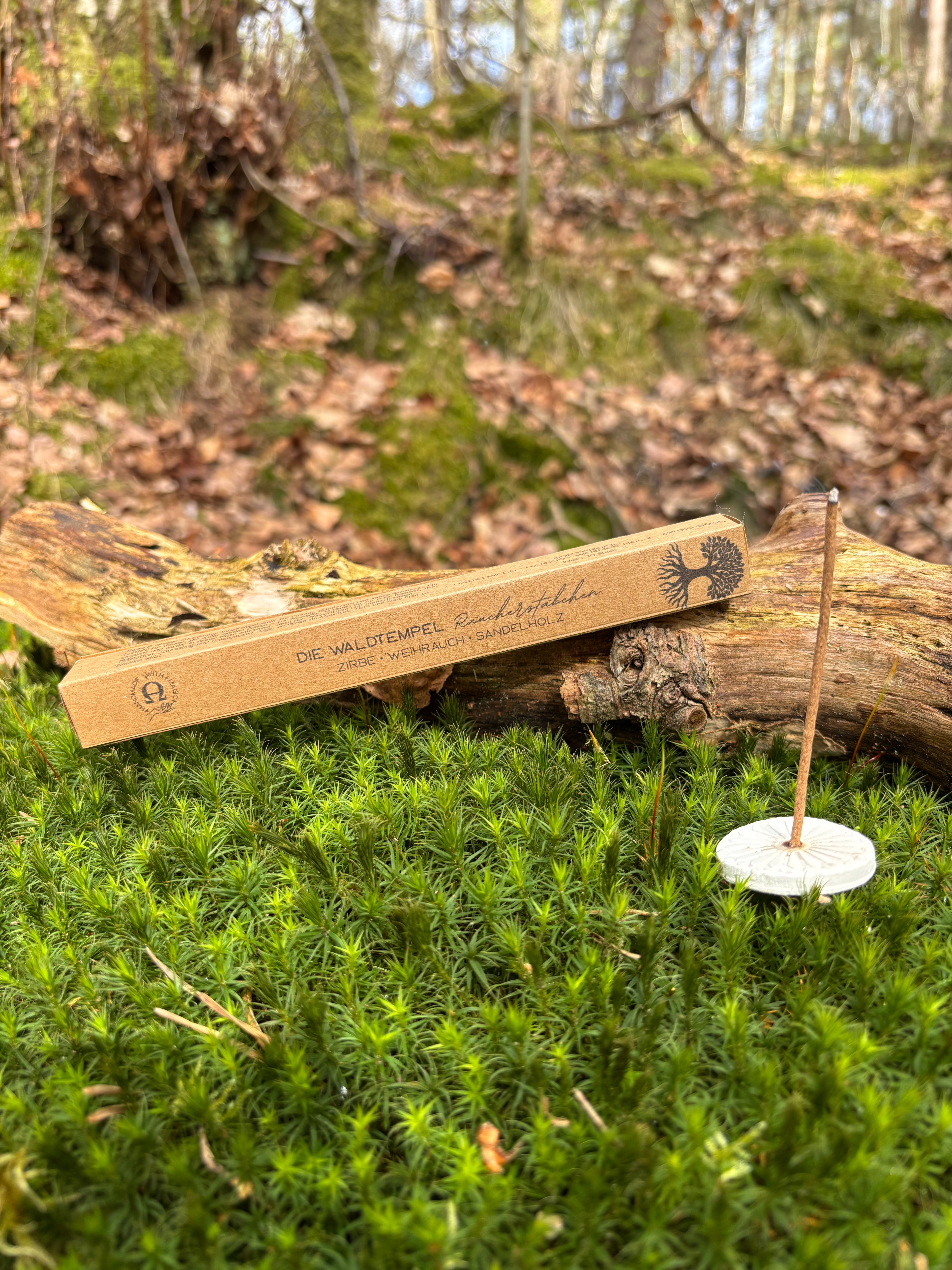 Räucherstäbchen – Waldtempel · Erdung, Schutzraum & Sammlung | 10 Stück