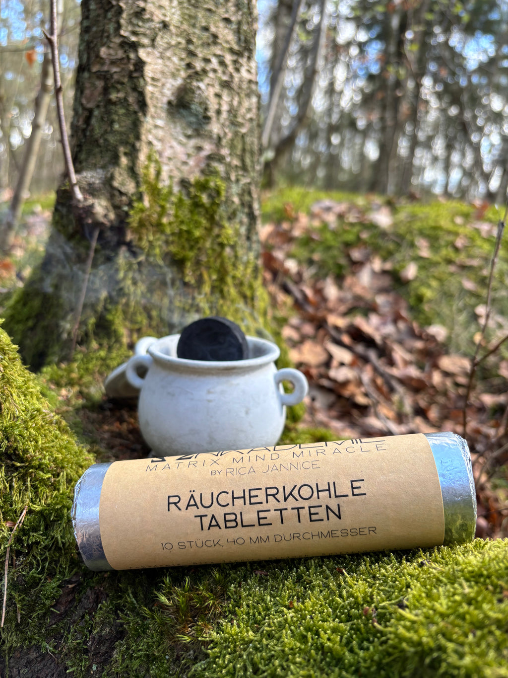 Räucherkohle Tabletten – 40 mm · Für intensive Räucherungen | 10 Stück