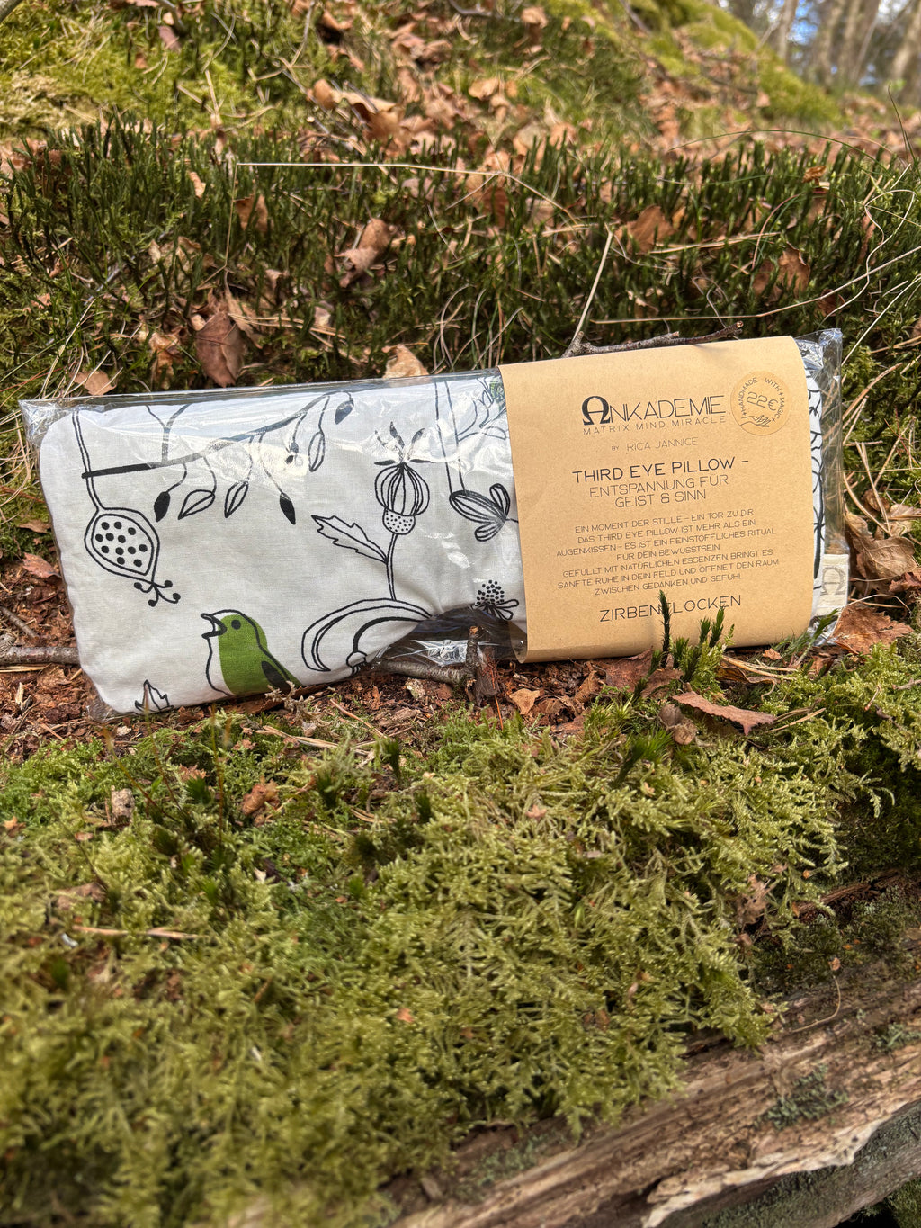 Third Eye Pillow – Zirbe · Erdung, Klarheit & Stille