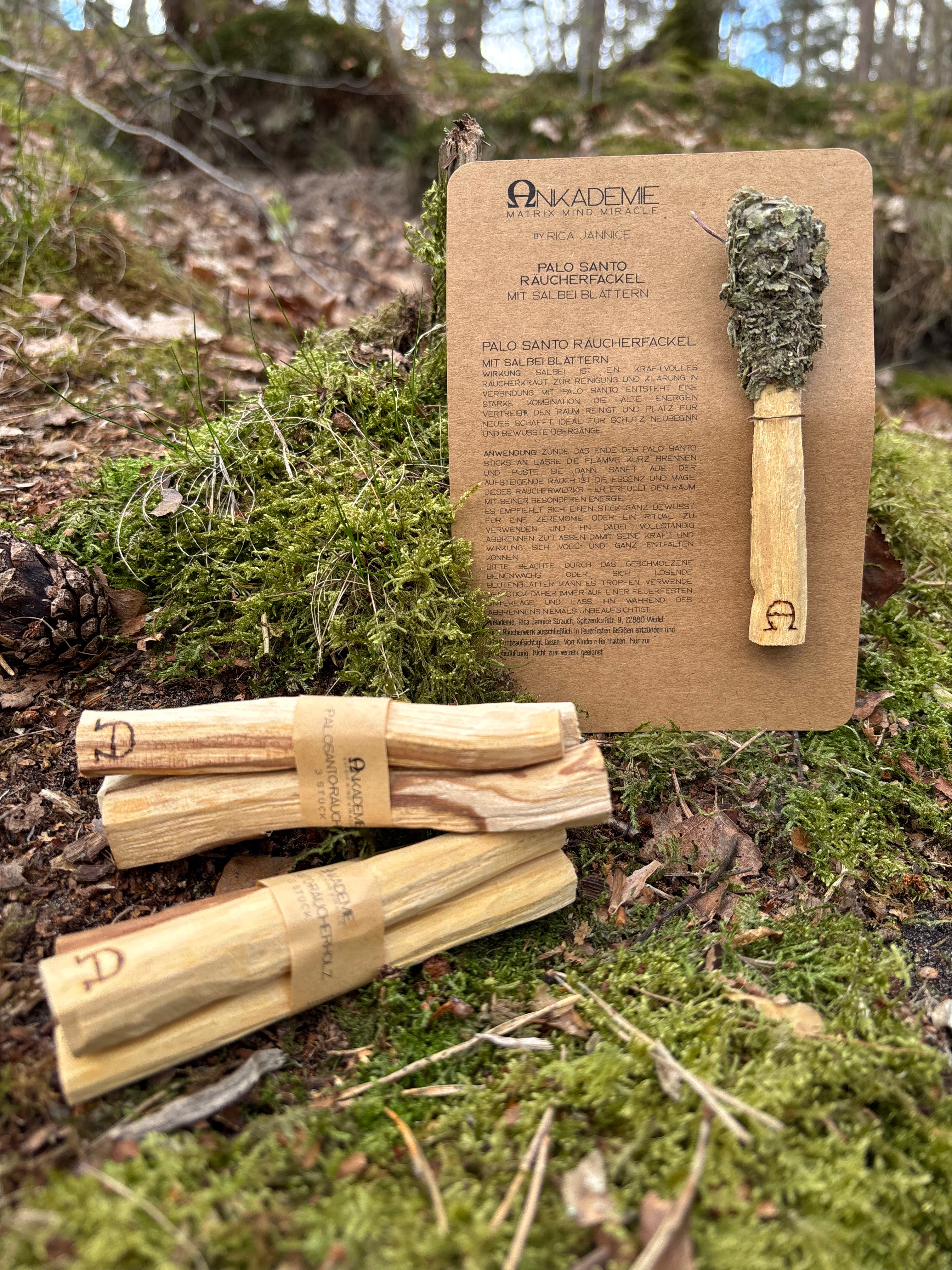 Palo Santo Fackel – Salbei · Klärung, Schutz & bewusste Rahmung