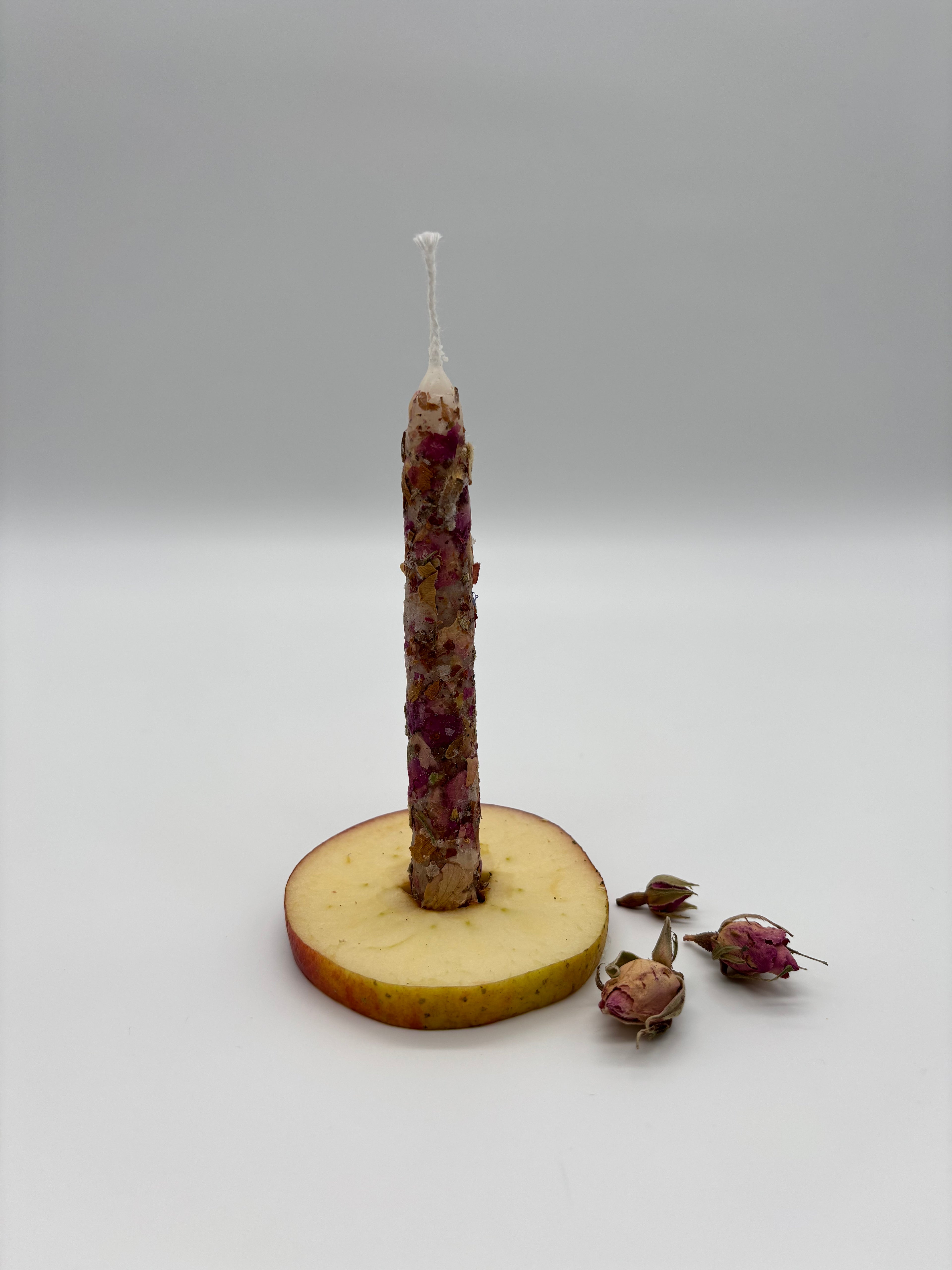 Intentionskerze – Rose · Mitgefühl, Harmonie & Liebe