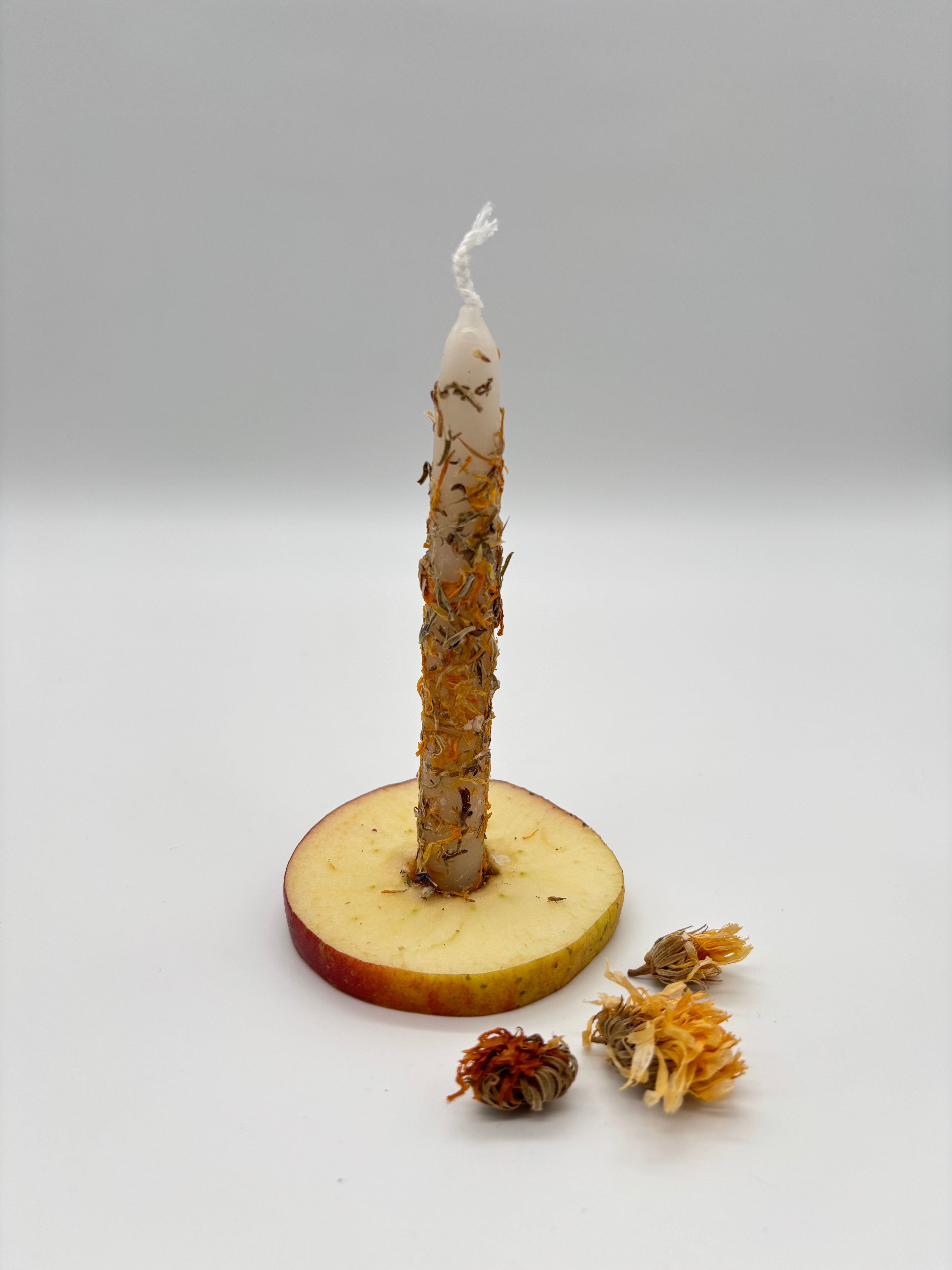 Intentionskerze – Ringelblume · Vitalität & Lebensfreude