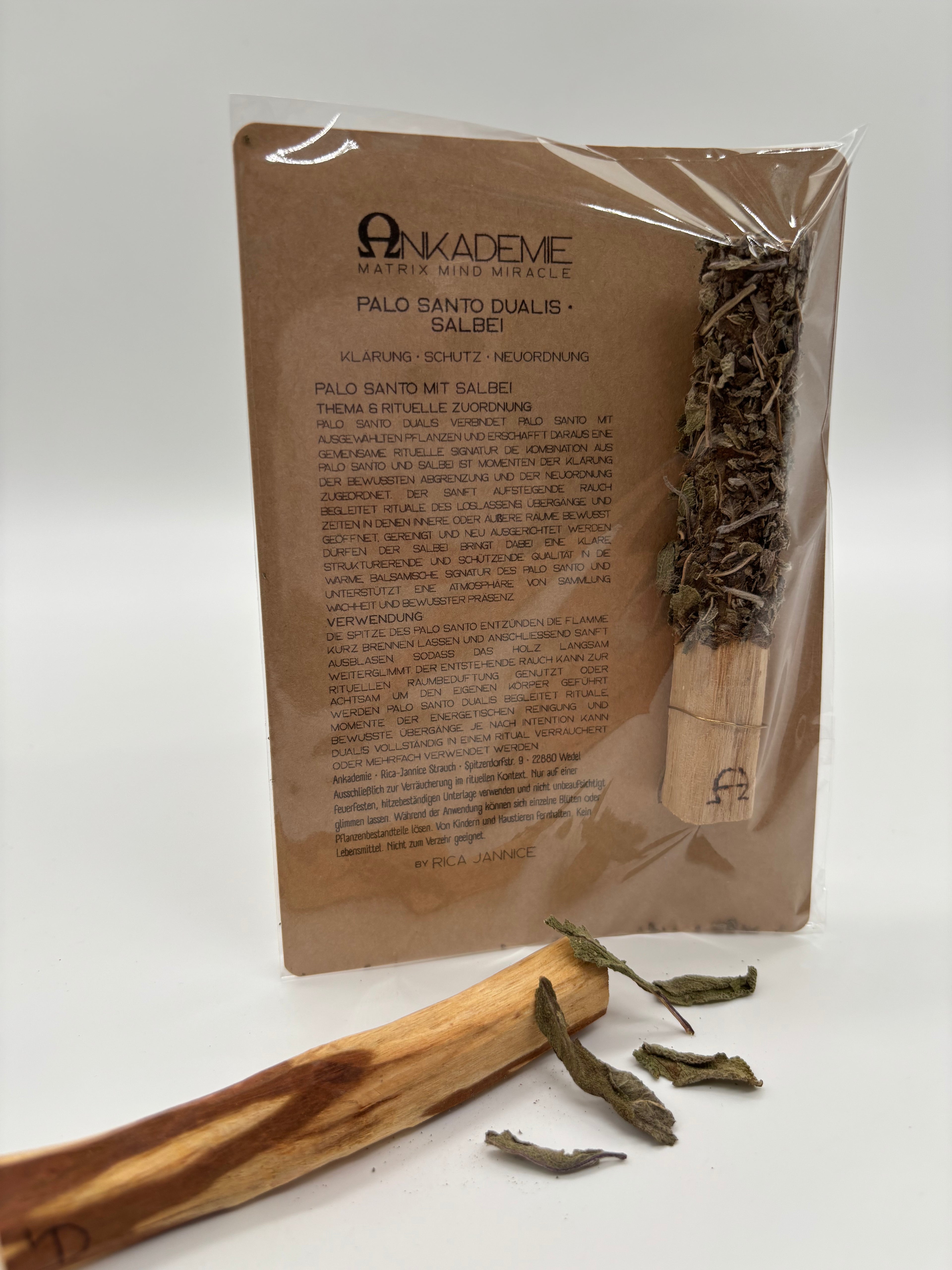 Palo Santo Dualis · Salbei – Klärung · Schutz · Neuordnung