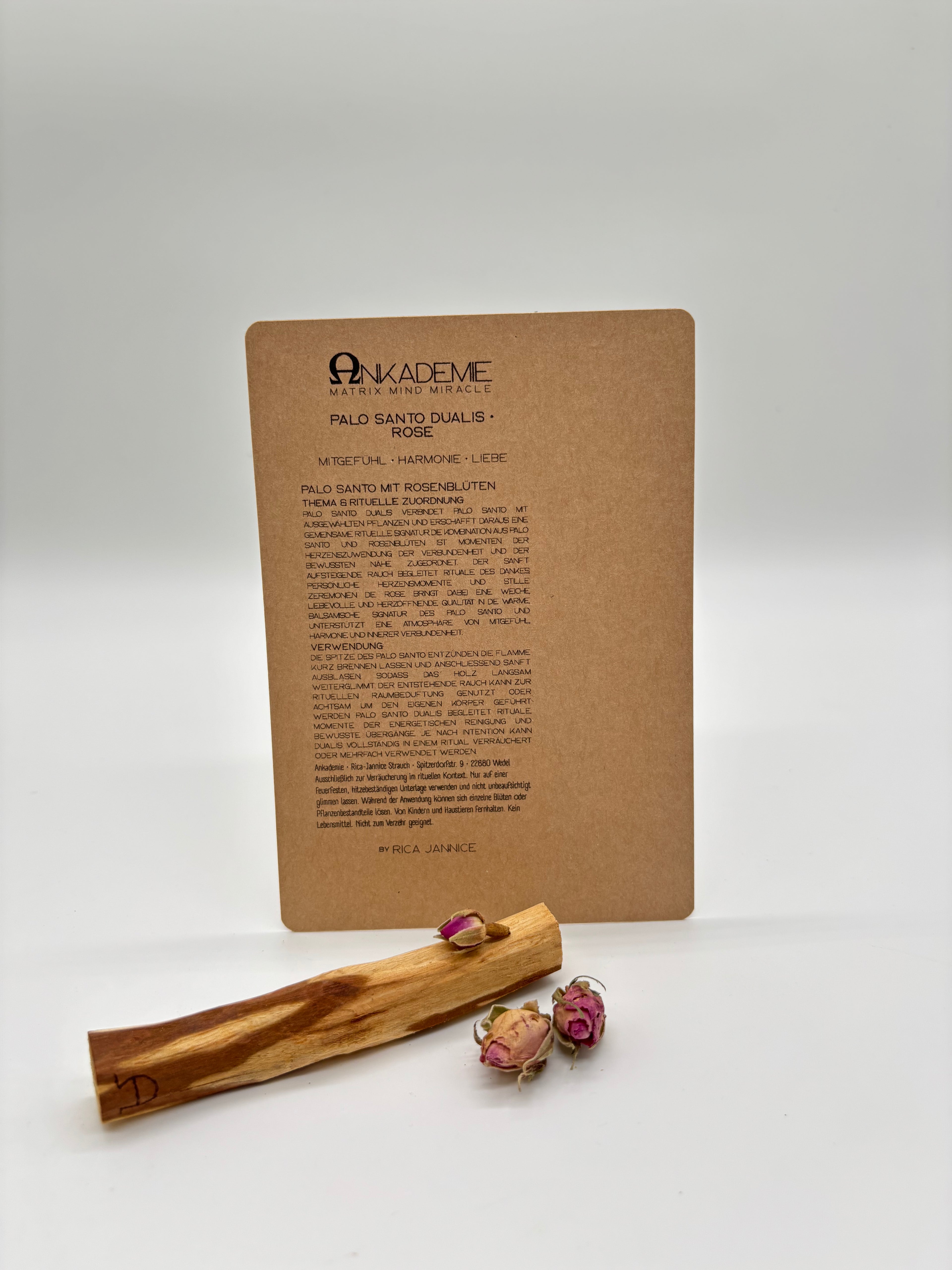 Palo Santo Dualis · Rose – Mitgefühl · Harmonie · Liebe